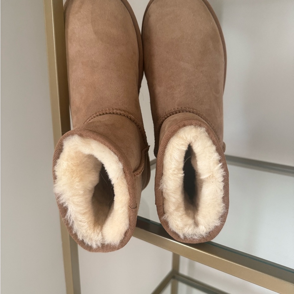 Cozy Tan Shearling-Lined Ankle Boots